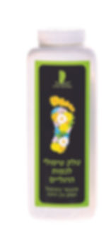 טלק טיפולי לכפות הרגליים