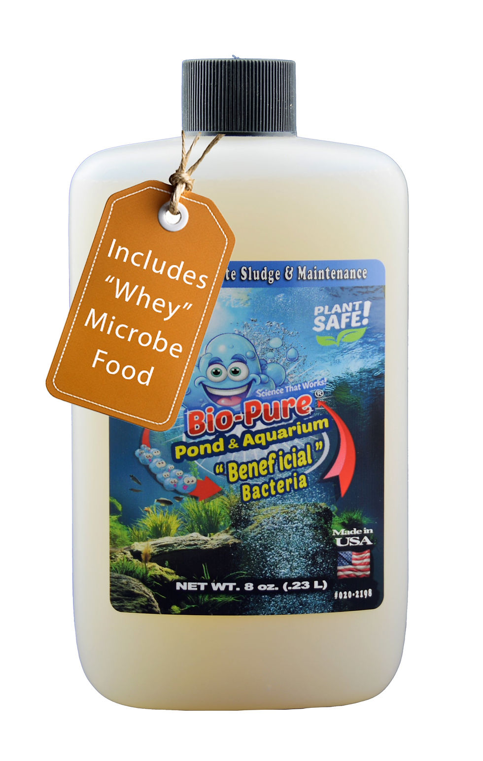 Hình thu nhỏ: Bio-Pure Pond & Aquarium BENEFICIAL Liquid 32 Oz. Treats Up to 28,000. Gallons