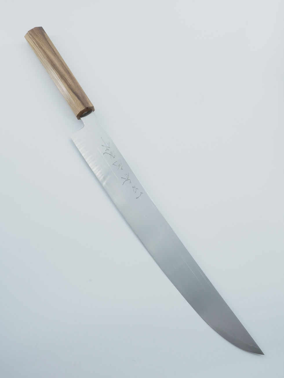 縮圖：高橋楠 一刀齋虎徹 中川作 銀三鋼本霞  330mm 先丸筋引