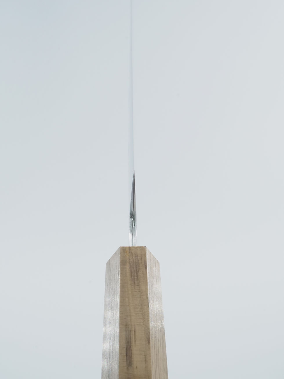 縮圖：高橋楠 一刀齋虎徹 中川作 銀三鋼本霞  330mm 先丸筋引