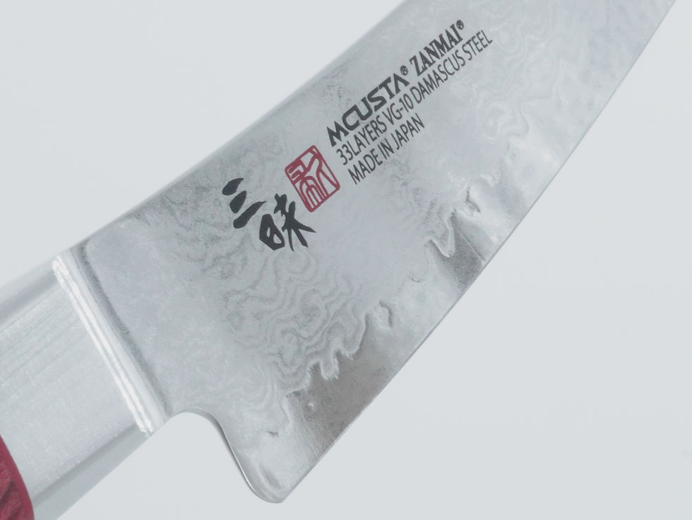 縮圖：三昧MCUSTA 紅蓮 VG-10花紋鋼 165mm 剔骨刀