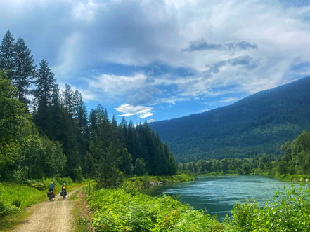 Mountain Passes, Rail Trails and Heads Bobbing Downriver : A wild ride through the BC Interior