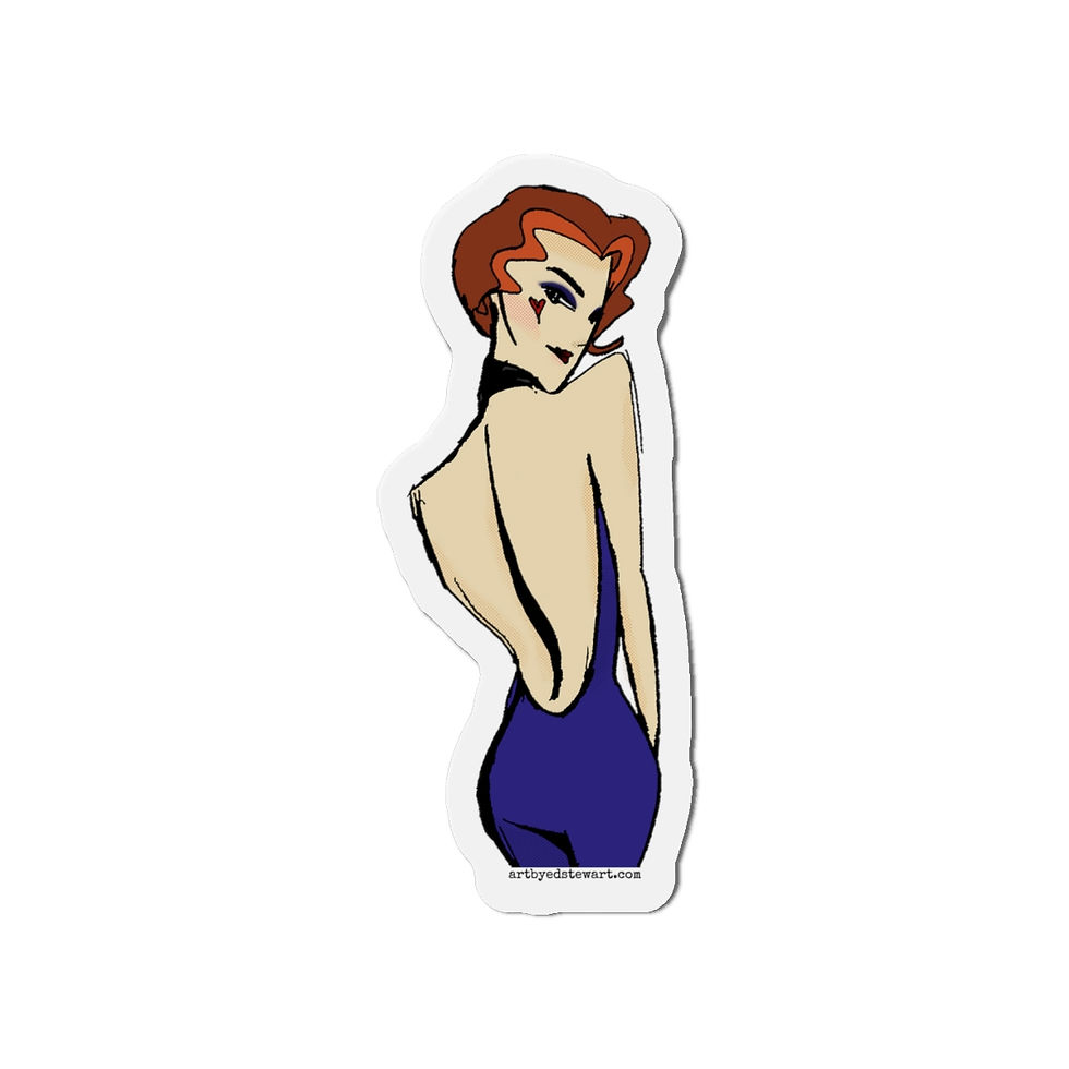 Thumbnail: Flirt Die-Cut Magnet