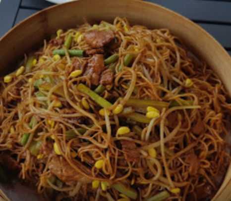 Arranged Food and Objects