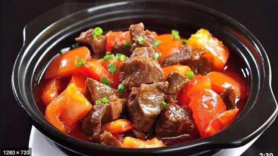 B1 番茄牛腩 Braised Sirloin & Tomatoes 