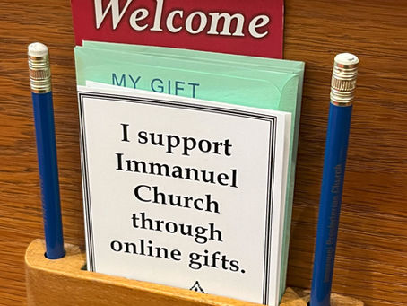 Stewardship Pledge Dedication Today