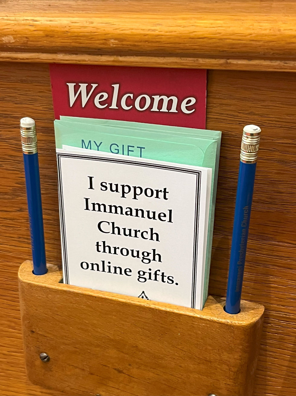 Stewardship Pledge Dedication Today