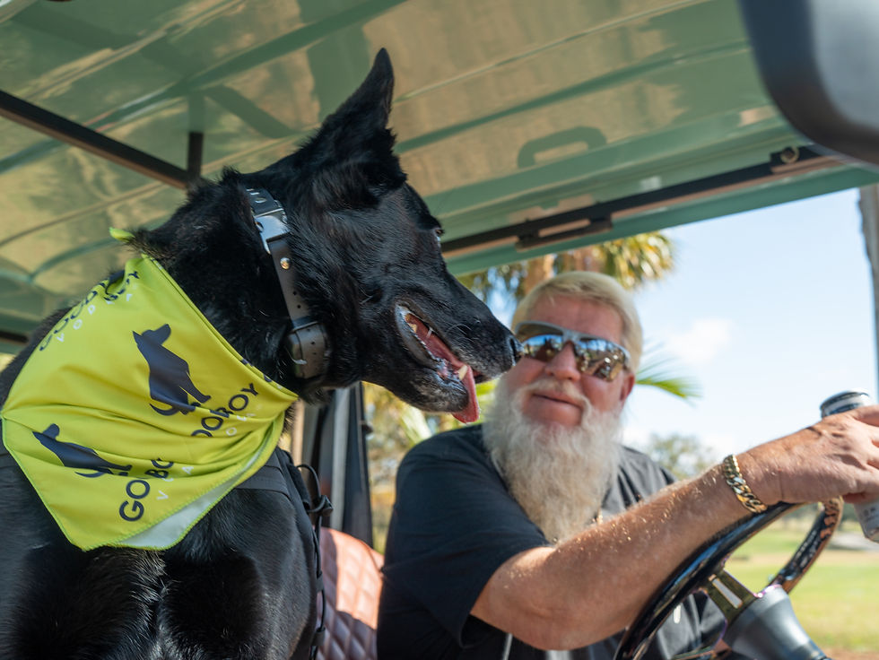 John Daly with a "Good Boy"