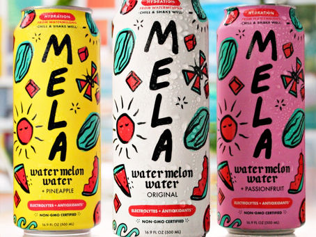 New Product: "Mela Water" Watermelon Hydration Water
