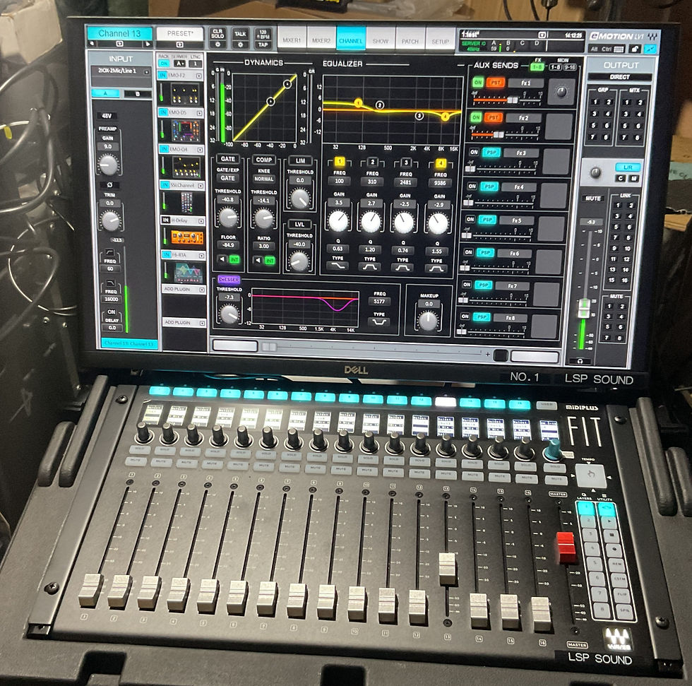 サムネイル： WAVES eMotion LV1　『タッチモニター、ホストPC、セットアップ込み』