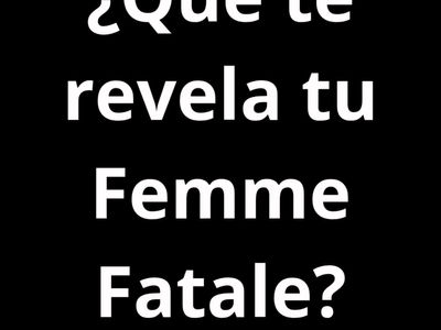 El Poder Consciente de la Femme Fatale: Alquimia de la Sombra