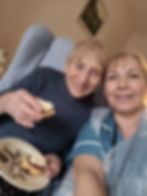 Carer supporting an older adult at home in Hull and East Yorkshire