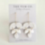 The Yum Co - Ivory Dangle Earrings - Gold