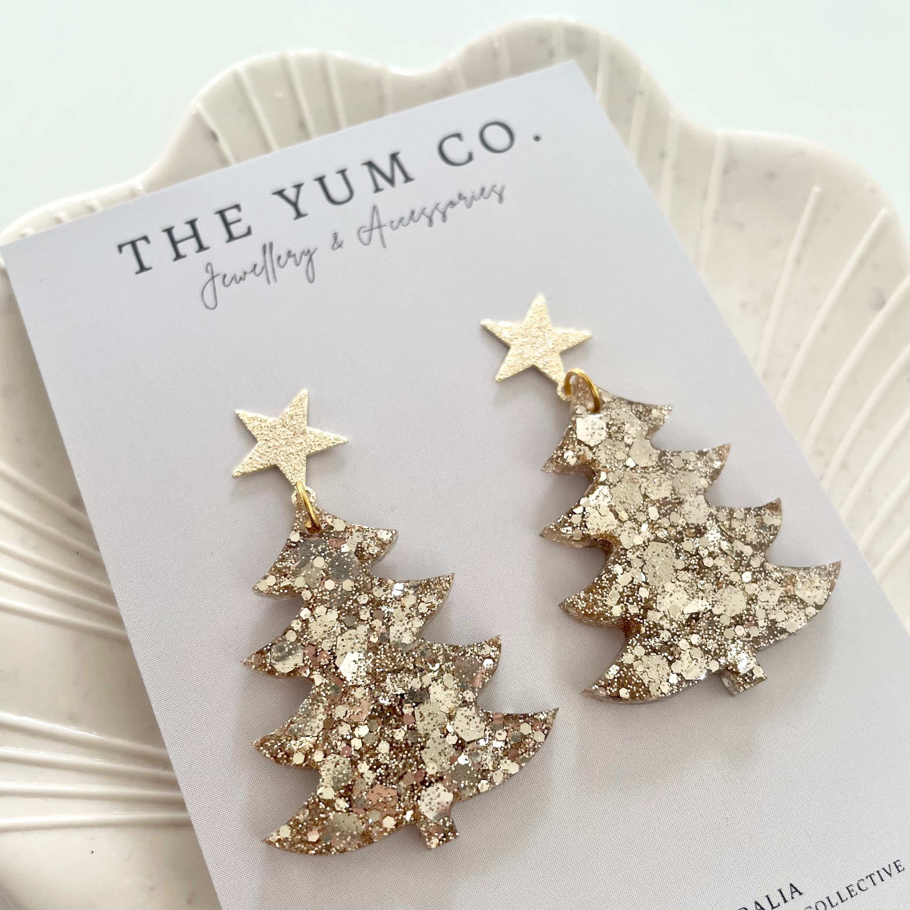 Christmas Tree Earrings