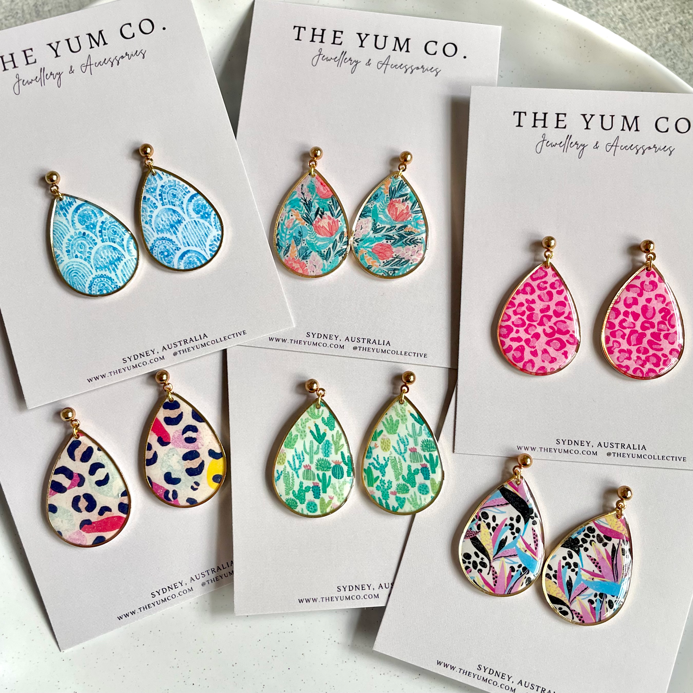 Large Teardrop Dangles