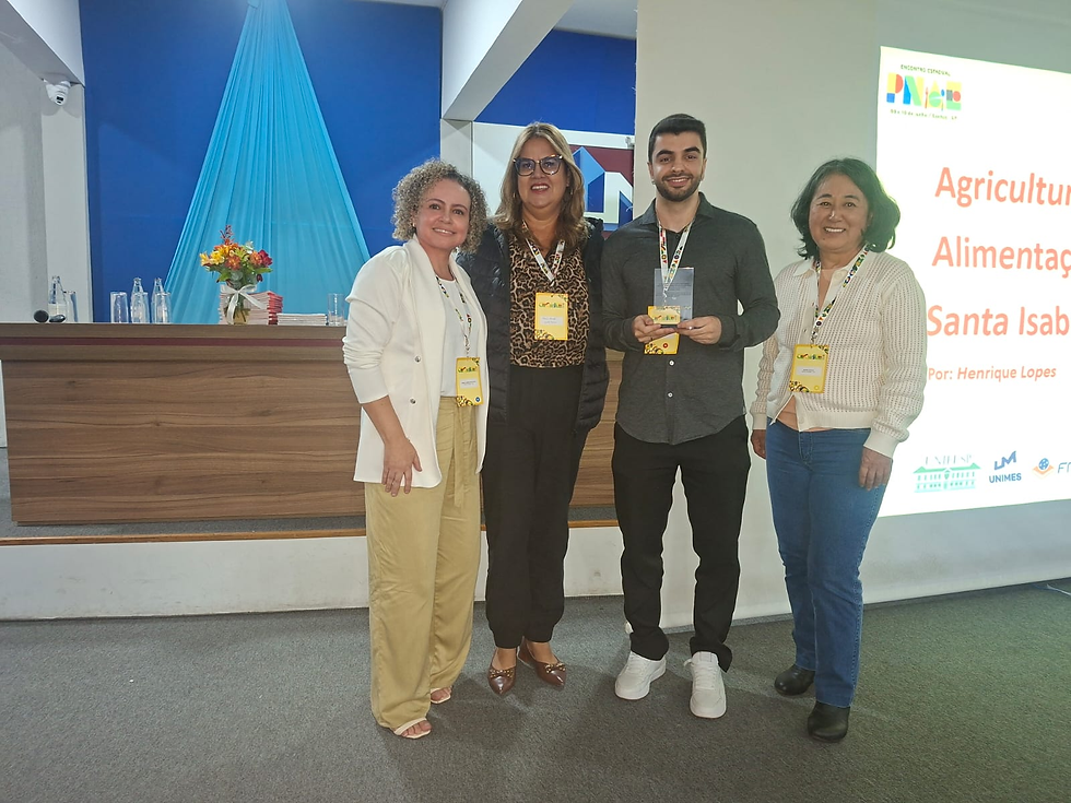Santa Isabel apresenta projeto de educação alimentar em encontro estadual do PNAE