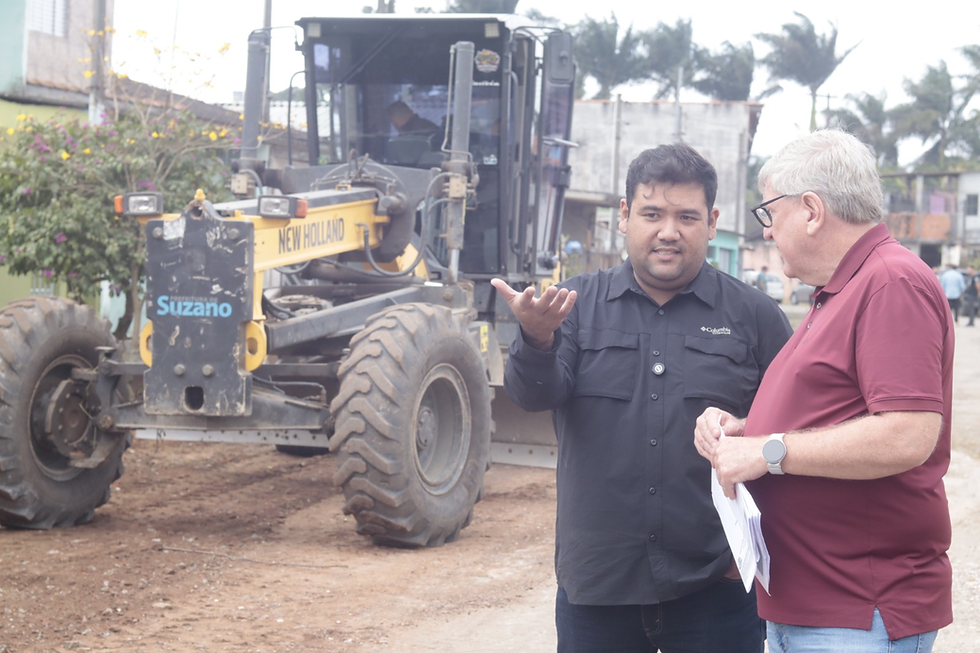 Governo Pedro Ishi reforça pavimentação na região sul com obras em 41 vias e investimento de R$ 15 milhões