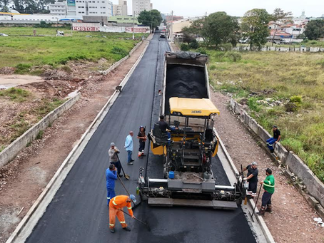 Suzano avança com pavimentação em andamento em 17 vias públicas