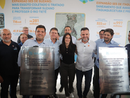 Governador Tarcísio entrega obras de saneamento e amplia tratamento de esgoto no Alto Tietê
