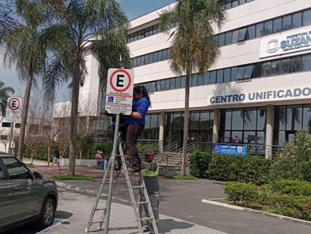 Transporte bate recorde de ruas alcançadas com sinalização vertical no mês de julho