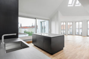 penthouse, berlin-mitte, 2015, dachgeschoss, ausbau, sanierung, wolff architketen, mitte, design, interior