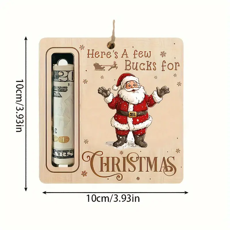 Thumbnail: Holiday Money Cards - Wooden