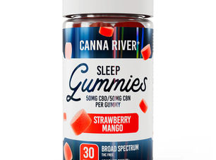 50MG CBD 50MG CBN 30 Gummies Strawberry Mango