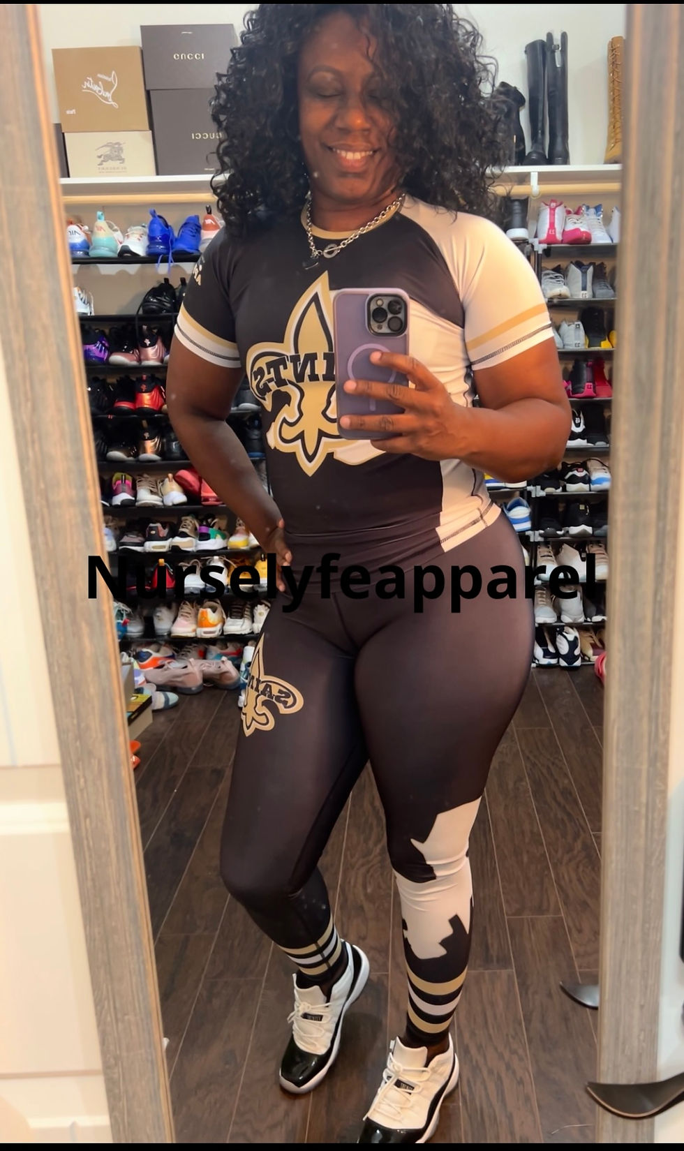 Thumbnail: New Orleans Inspired  leggings 