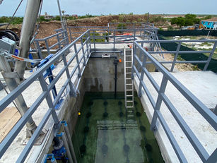 MBR Wastewater Treatment Plant installation in Barbuda done by Caribbean Water Treatment Ltd.