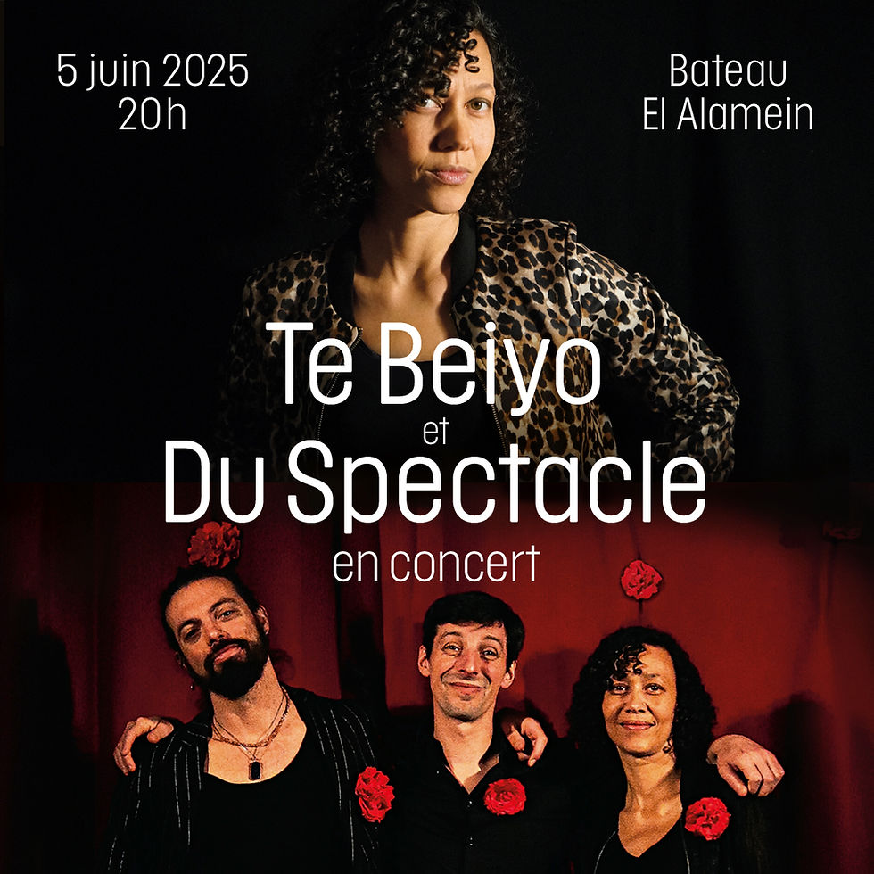 Jeu. 05/06 : TEBEIYO & DU SPECTACLE (concert de soutien)