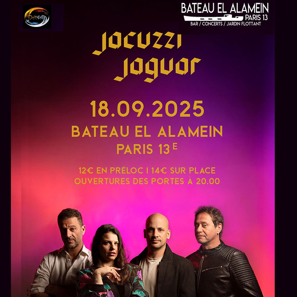 Jeu. 18/09 : JACUZZI JAGUAR (CH-electro rock)