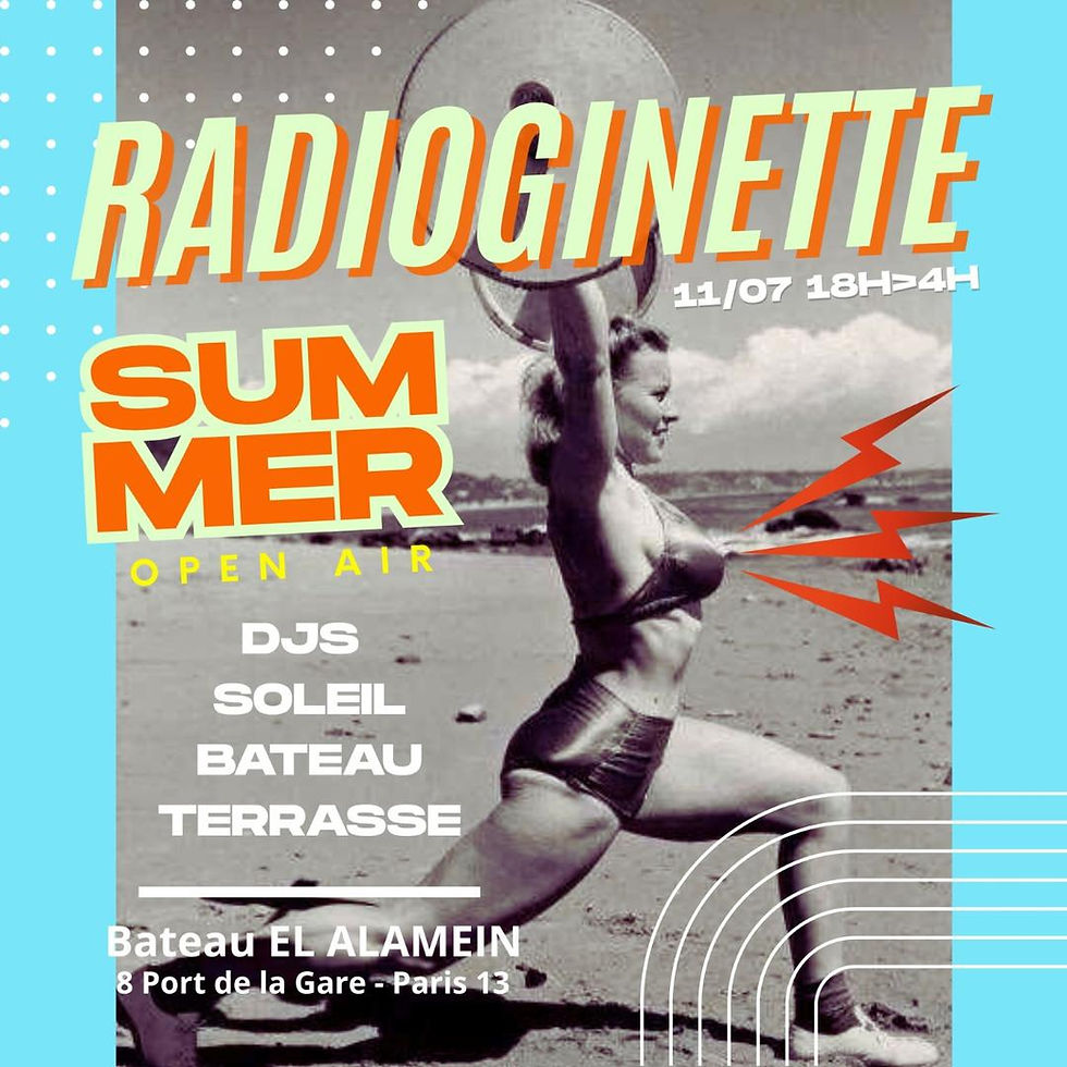 Jeu. 11/07 : RADIOGINETTE SUMMER OPEN AIR