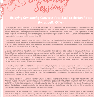 Solidarity Sessions: Bringing Community Conversations Back to the Institutes