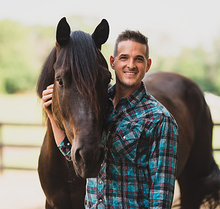 Michael Remole and his horse Gabe
