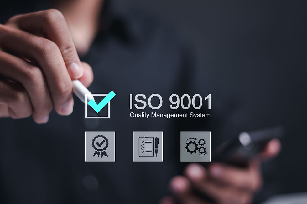 QMS, ISO 9001 Quality Management System concept Certified and quality management of organi