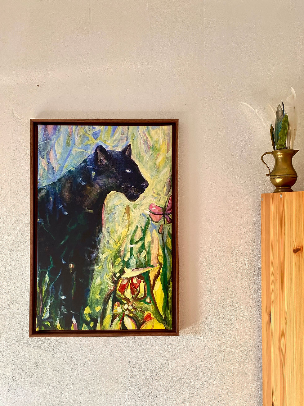 Miniaturbild: Kunstdruck "In deep Silence", mit Rahmen