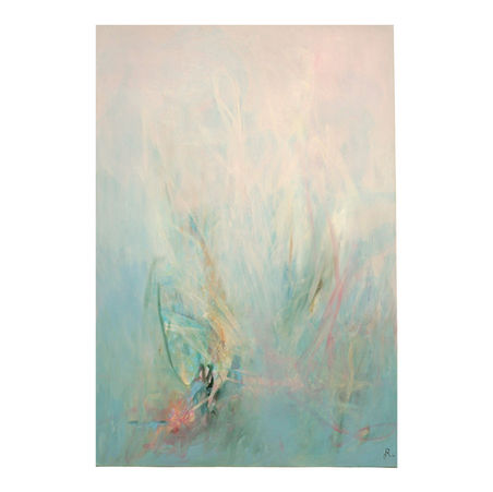 Moderne abstrakte Malerei von Judith Riemer mit feiner Atmosphäre