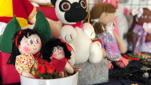 Exposição de artesanato em São Pedro da Aldeia