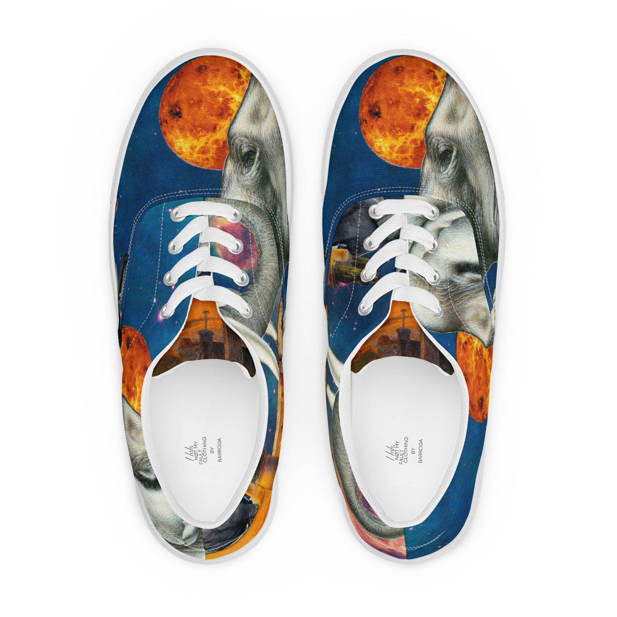 Elephantasy by BARROGA canvas shoes