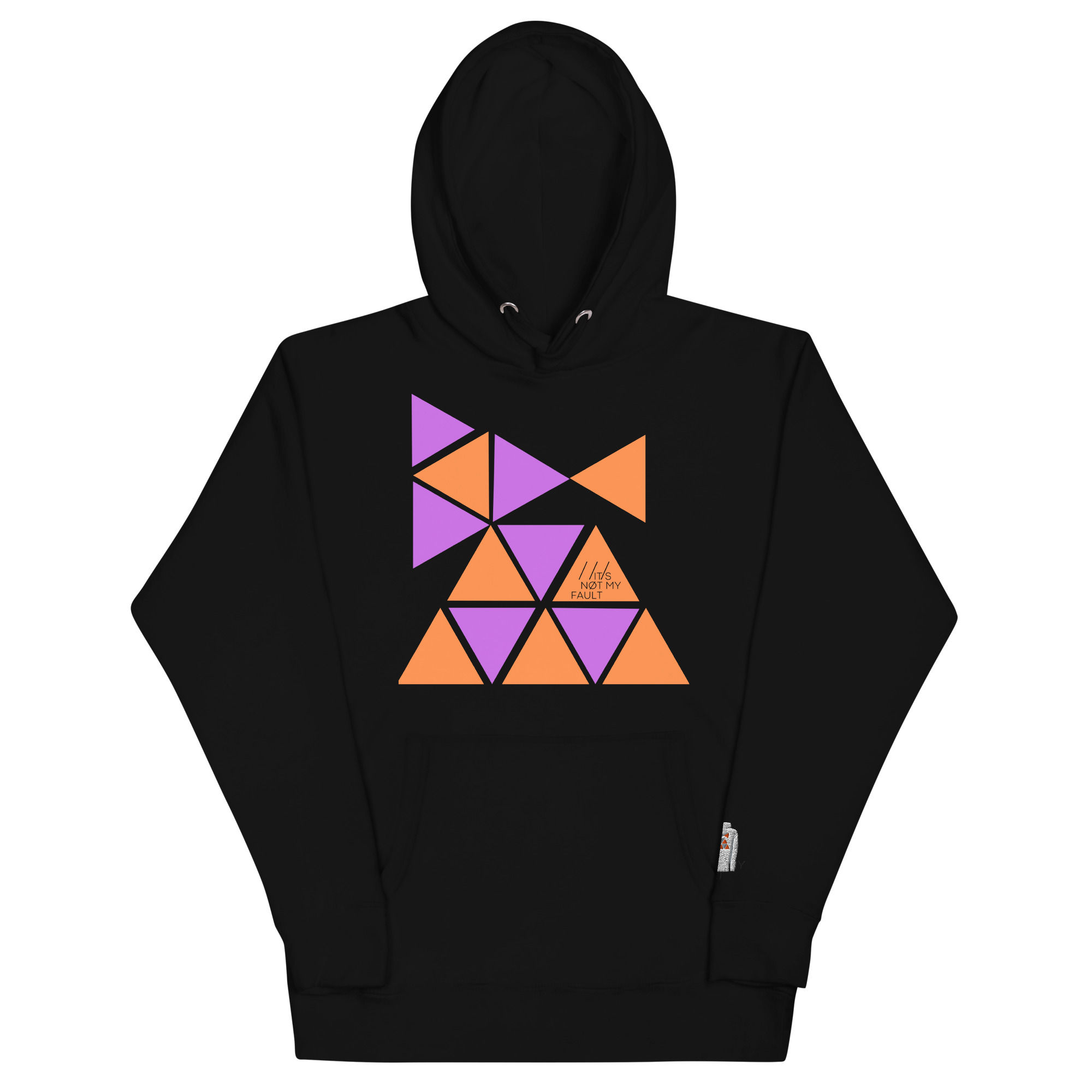 INMF Shapes Purple/Orange Unisex Hoodie