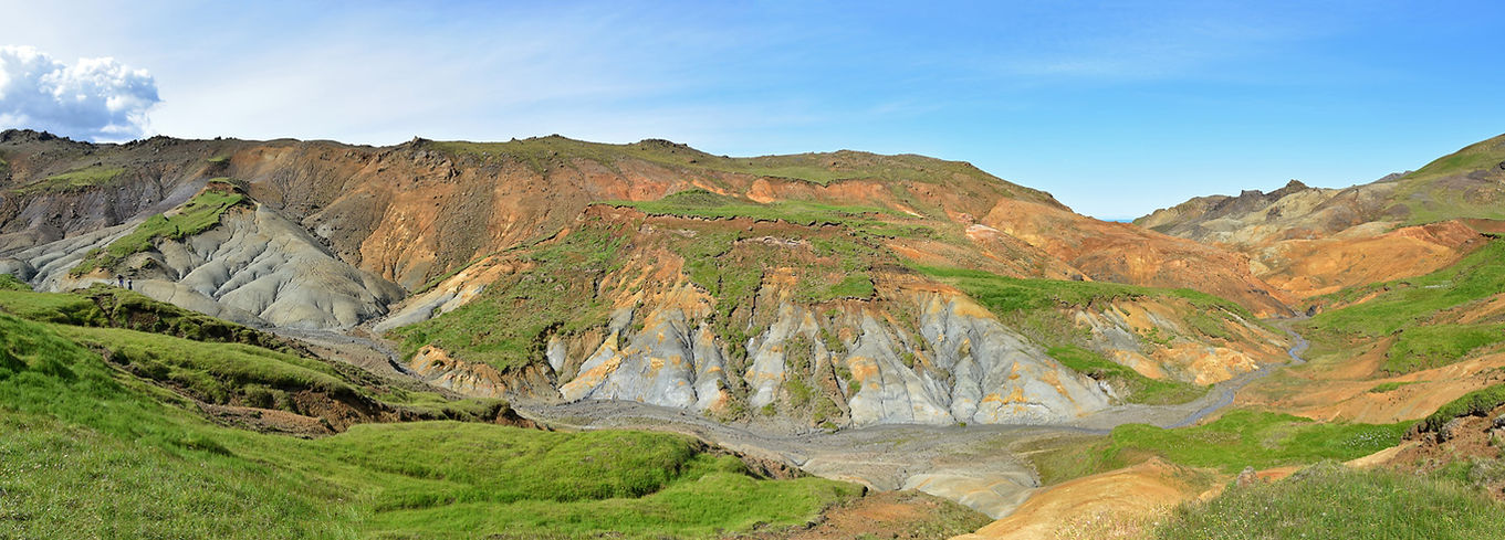 Islande - Iceland - Sogin - vallée colorée