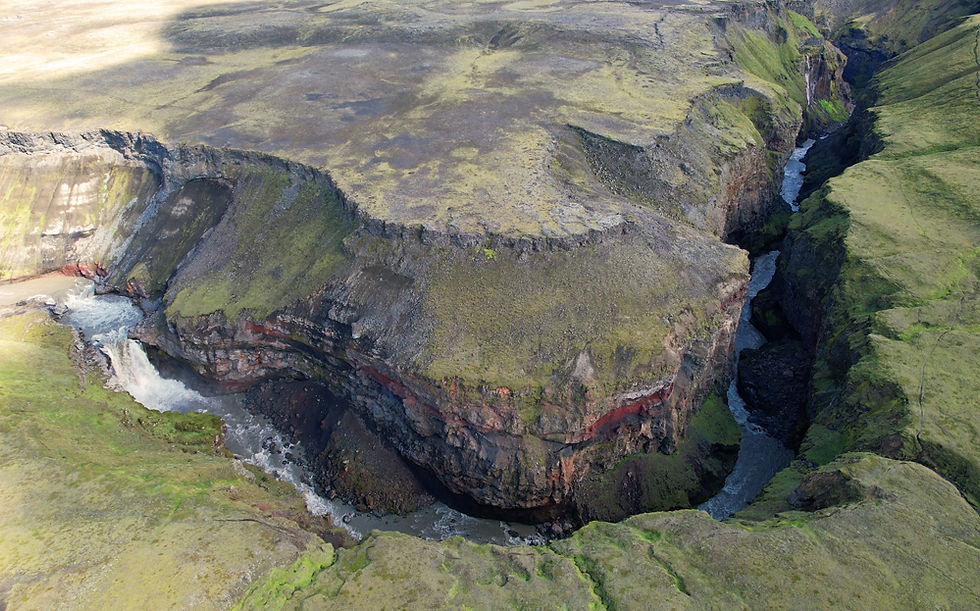 Islande, Markarfljótsgljúfur, canyon