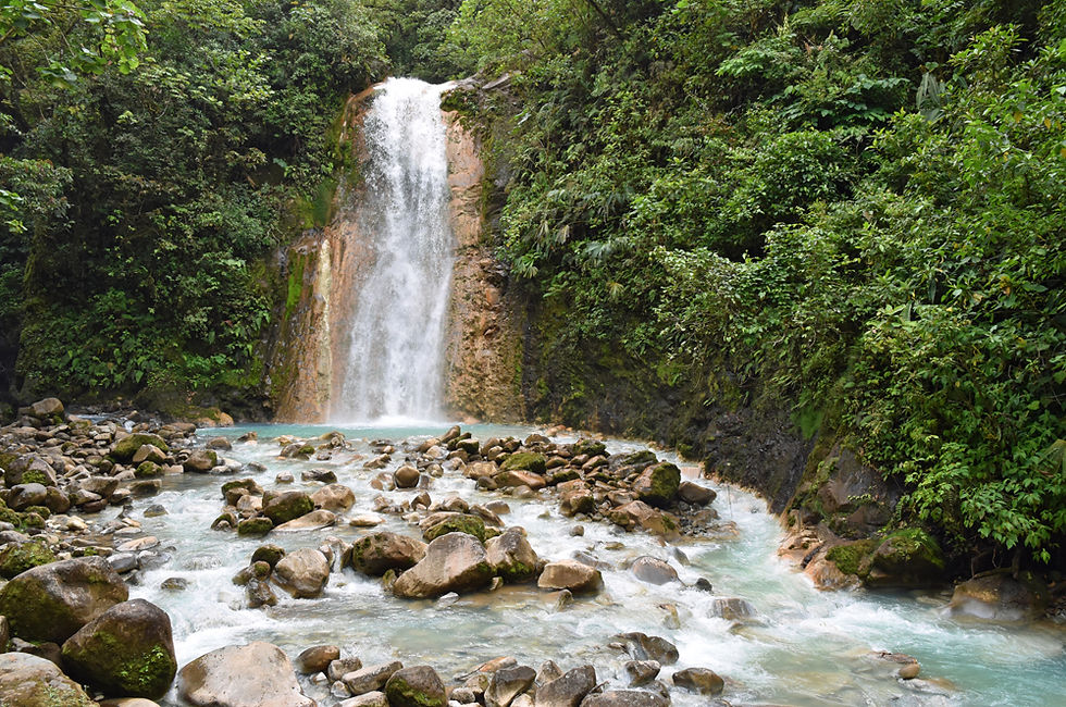 Blue Falls of Costa Rica - Cataratas Las Gemelas