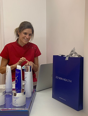 Our experienced clinician Jennifer completing a ZO Skin Health consultation