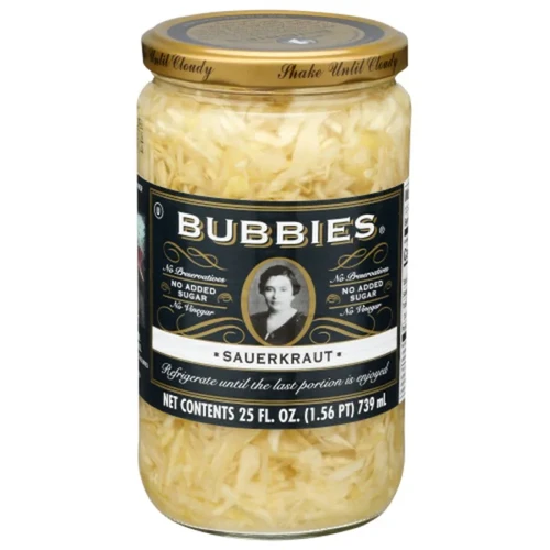Bubbies Sauerkraut 25 oz Health Society