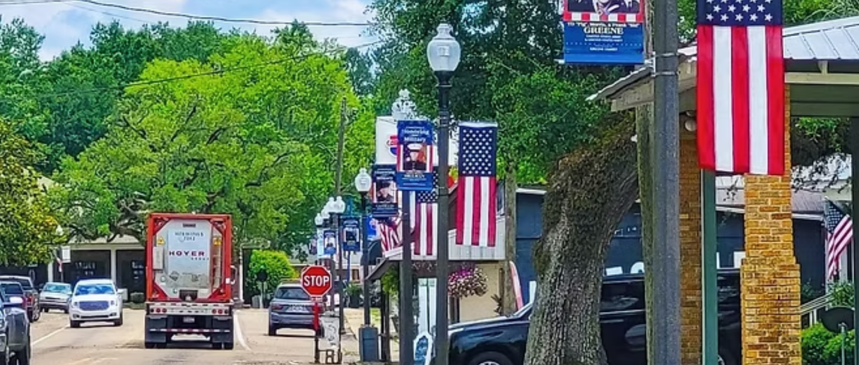 Military Tribute on Main Street Leakesville