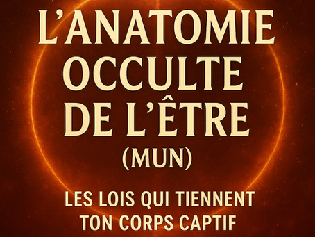 L’Anatomie Occulte de l’Être (Mun) : Les Lois qui Tiennent Ton Corps Captif dans la 3D et 4D (4ᵉ Partie)