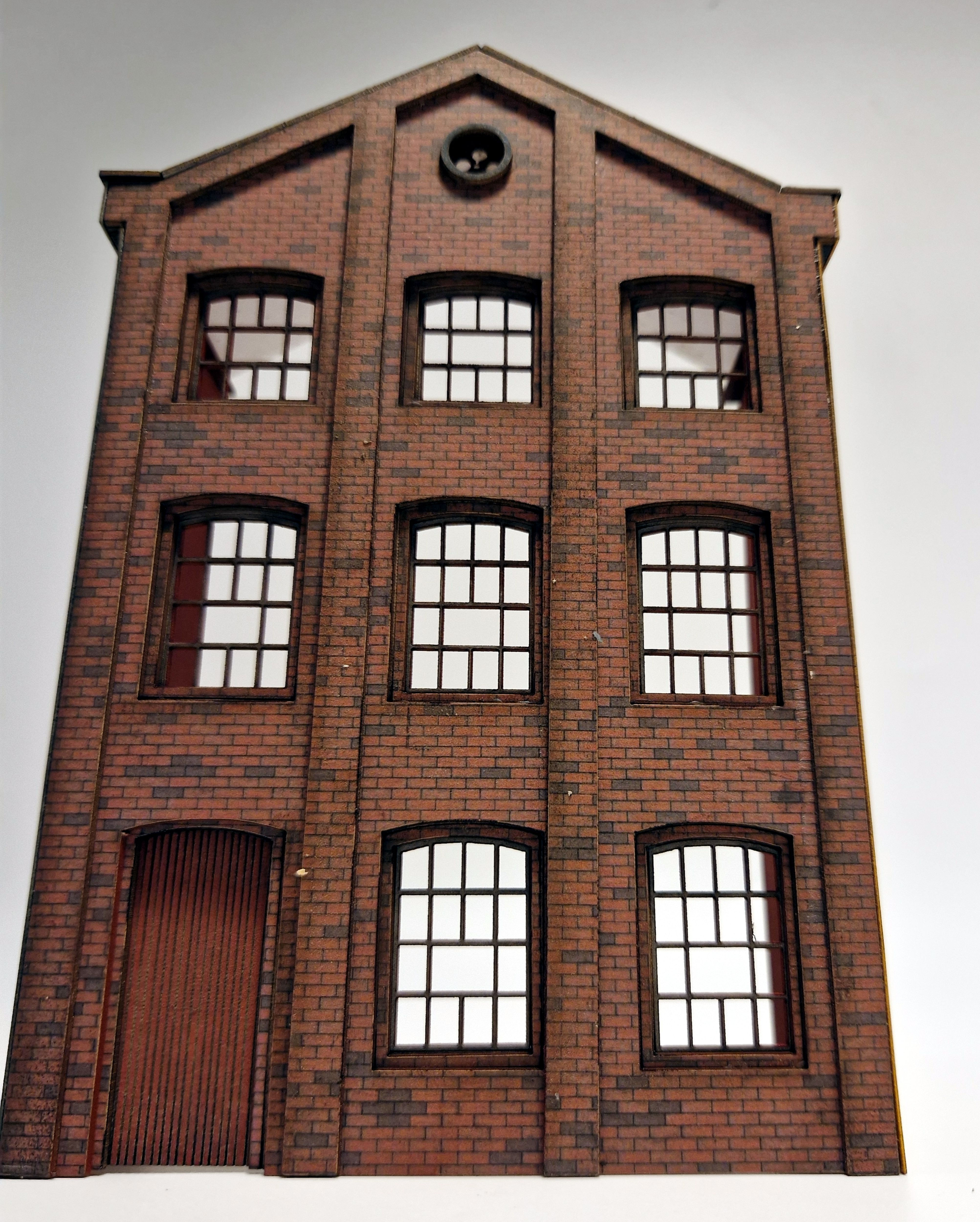 OO Worcester Factory Building - Low Relief