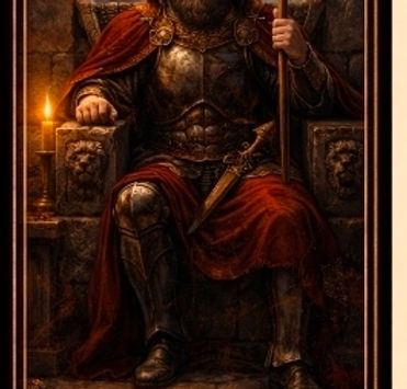 The Emperor tarot card symbolising authority, structure, protection, stability, leadership, and boundaries.