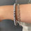 Thumbnail: Silver and Grey Potato Pearl Bracelet